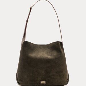 Frances Valentine Brynn Suede Hobo - Olive